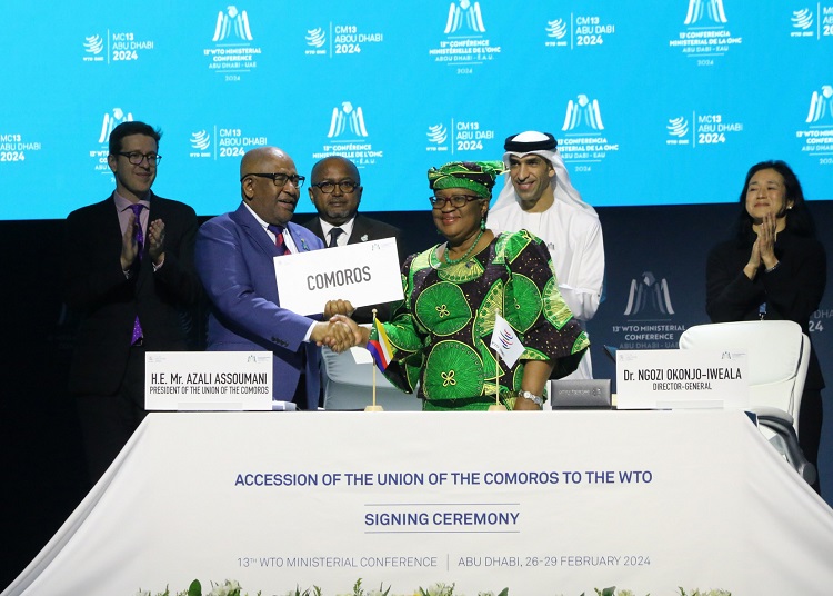 image Les Comores désormais membre de l’OMC